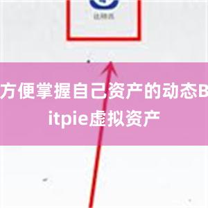 方便掌握自己资产的动态Bitpie虚拟资产