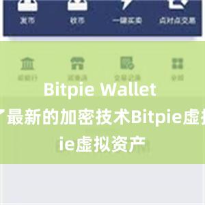 Bitpie Wallet 采用了最新的加密技术Bitpie虚拟资产