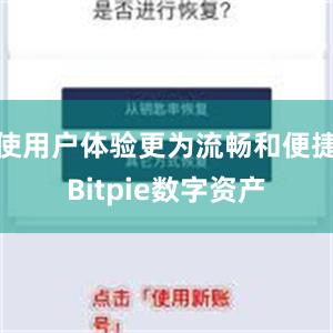 使用户体验更为流畅和便捷Bitpie数字资产