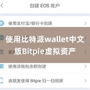 使用比特派wallet中文版Bitpie虚拟资产