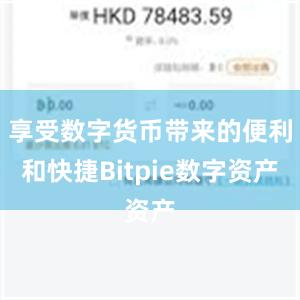 享受数字货币带来的便利和快捷Bitpie数字资产