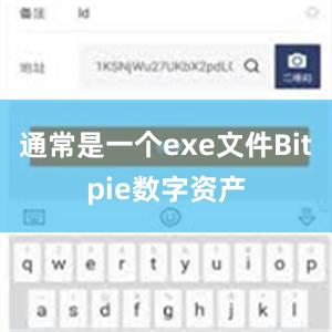 通常是一个exe文件Bitpie数字资产