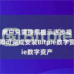 用户只需按照提示逐步操作即可完成安装Bitpie数字资产