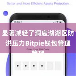 显著减轻了洞庭湖湖区防洪压力Bitpie钱包管理